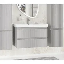 Brevita Тумба с умывальником Victory 80 VIC-07080-0302Я+11080-KL