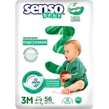 Подгузники Senso Baby Sensitive Midi 3M (56 шт)