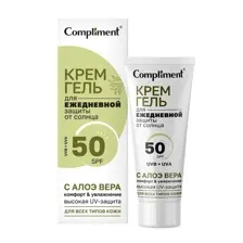 Крем-гель для лица Compliment для защиты от солнца с алоэ вера 50мл