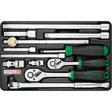 Универсальный набор инструментов Toptul GZA-1202 (12 предметов)
