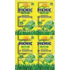 Пластины от комаров Picnic Family, 10шт