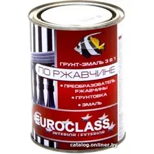 Эмаль Euroclass грунт-эмаль по ржавчине (белый, 0.9 кг)