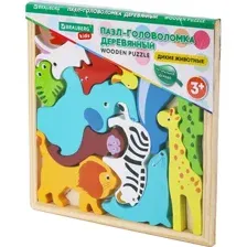 Развивающая игра BRAUBERG Kids. Дикие животные 665250