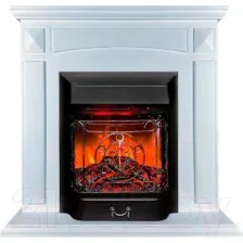 Каминокомплект Смолком Viking STD-ASP Majestic-S LUX BL LT (бьянко белый)
