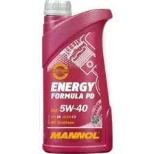Масло моторное Mannol Energy Formula PD 5W-40 SN/CH-4, MN7913-1, 1 л