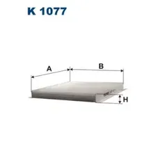 Фильтр, воздух во внутренном пространстве FILTRON K1077