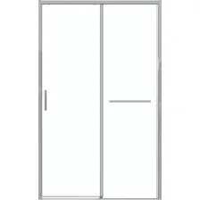 Душевая дверь Grossman Style 130x195 100.K33.05.130.10.00 (хром/стекло прозрачное)