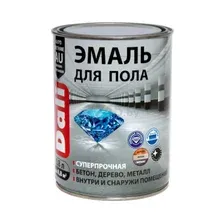 Эмаль алкидно-уретановая РОГНЕДА Dali Для пола белый база А 0,8 л