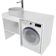 ЗОВ Тумба с умывальником Стамбул Премиум 120 S120LWP0LWPWM-OL7044F