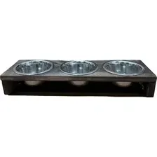 Миски на подставке KraftHouse 14x6.5x45см на подставке 2039771412109