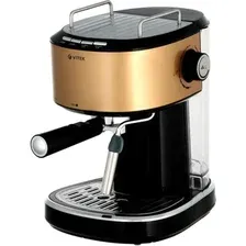 Рожковая кофеварка Vitek VT-1524 GD (черный/серебристый)