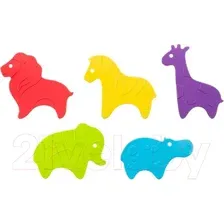 Набор ковриков для купания ROXY-KIDS Safari / RBM-010-CB (5шт)