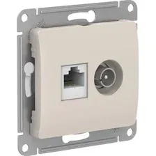 Розетка компьютерная Systeme Electric Glossa GSL000989 (молочный)