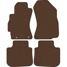 Комплект ковриков для авто Alicosta Subaru Outback (универсал / BS) 2014 - 2020 (коричневый, сота)
