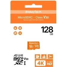 Карта памяти BreezyTech Ultra microSDXC Class 10/A2/V30 128GB (без адаптера)
