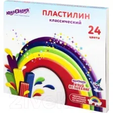 Пластилин Юнландия Юный Волшебник 106511 (24 цв)