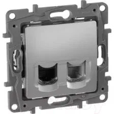 Розетка Legrand Etika 672452 (алюминий)