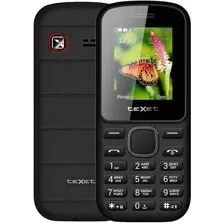 Мобильный телефон TEXET TM-130 Black/Red