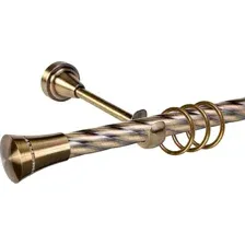 Карниз для штор настенный Ас Форос Grace D19К/19Г Антик 2,4м