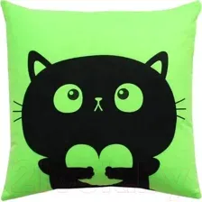 Подушка декоративная MATEX Meow / 43-621 (салатовый)