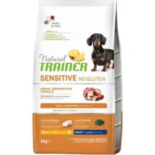 Сухой корм для собак Trainer Natural No Gluten для мелких пород с чувств. пищев. с уткой (2кг)