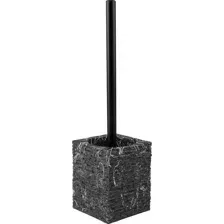Ершик для унитаза Perfecto Linea Stonewave 35-130804 (черный)