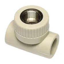 Тройник комбинированный ПП с внутр. резьбой 25х1/2"х25 Wavin