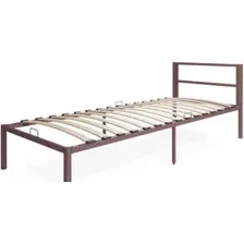 Кровать Князев Мебель Берта 120x190 БА.120.190.К (коричневый муар)