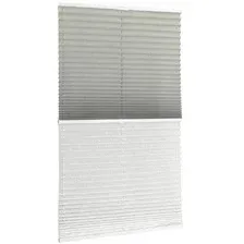 Плиссе Delfa Basic Crush СПШ-35202/3504 Basic Transparent (62x160, серый/белый)