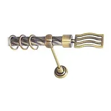 Карниз для штор Lm Decor Стайл 165 1р витой 25мм (антик, 3м)