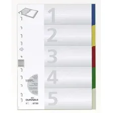 Разделитель документов Durable 673027 (ассорти)