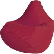 Кресло-мешок Flagman Груша Макси XXL Г2.5-391 (Simple 47 Crimson, велюр)