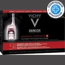 Vichy Dercos Aminexil Intensive 5 против выпадения для мужчин (21шт)