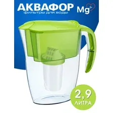 Кувшин фильтр для воды Аквафор Смайл 2,9 литра с картриджем А5, салатовый