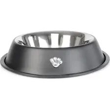 Миска для животных ZooZooZoo Лапка SWT-5022-1400 (черный)
