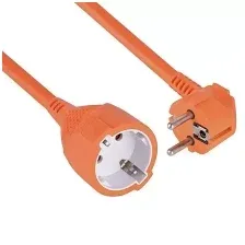 Удлинитель 10 м 1 розетка с/з Electraline 01626 (оранжевый)