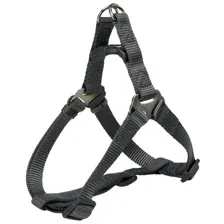 Шлея для собак Trixie Premium One Touch harness, размер S, графит