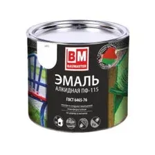 Эмаль Baumaster ПФ-115 (1.8 кг, серый)
