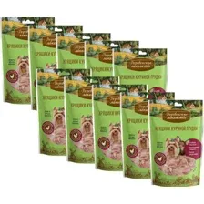 Лакомство для собак Деревенские лакомства Хрящики куриной грудки 10x30 г