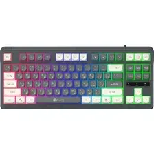 Клавиатура Оклик 711G (серый/белый)