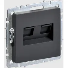 Розетка компьютерная IEK Brite РК10-2-БрГ
