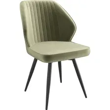 Стул AksHome MICHAEL-R1 360 (d12 OLIVE LUX/черный)