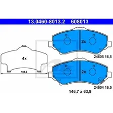 Тормозные колодки дисковые передняя ось ATE 13.0460-8013.2