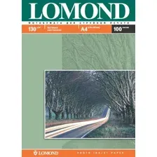 Фотобумага Lomond A4, 130 г/м, 100 л. / 0102004 (матовая)