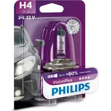 Автолампа галогенная P43t-38 PHILIPS 12342VPB1 H4 12