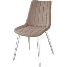 Стул M-City Flip UDC8185G10874WHT (бежевый велюр G108-74/белый)