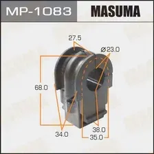 втулка стабилизатора переднего! Nissan Qashqai/Juke 06 MP-1083 MASUMA