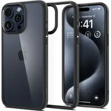 Чехол для телефона Spigen Ultra Hybrid для iPhone 15 Pro Max ACS06570 (черный)