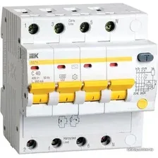 Дифференциальный автомат IEK АД-14 40А 300мА MAD10-4-040-C-300