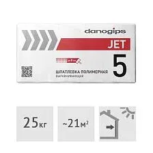 Шпатлевка Danogips Jet 5 (25 кг)